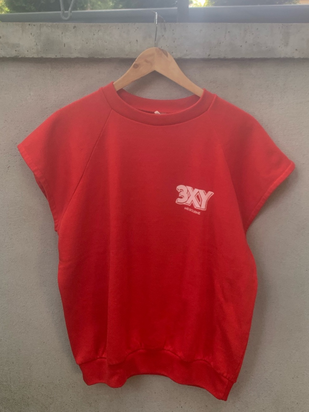 True Vintage Red ’80s Muscle T 3XY Radio Melbourne Size Medium